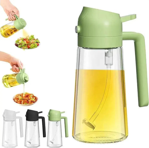 Glass Oil Dispenser Bottle with Handle and Cap zivo multy hub