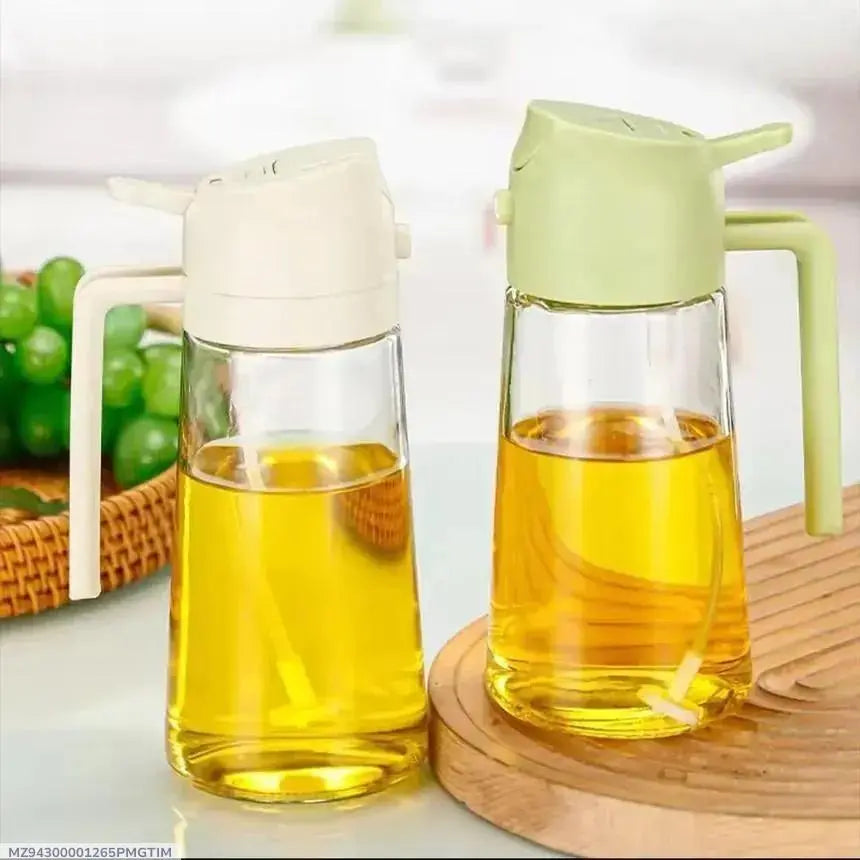 Glass Oil Dispenser Bottle with Handle and Cap zivo multy hub