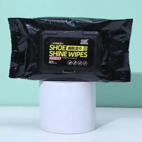 Shoe Cleaning Wipes 80 Pcs Black Non-Woven zivo multy hub